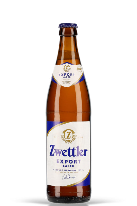 Zwettler Export Lager 5% vol. 0.5l