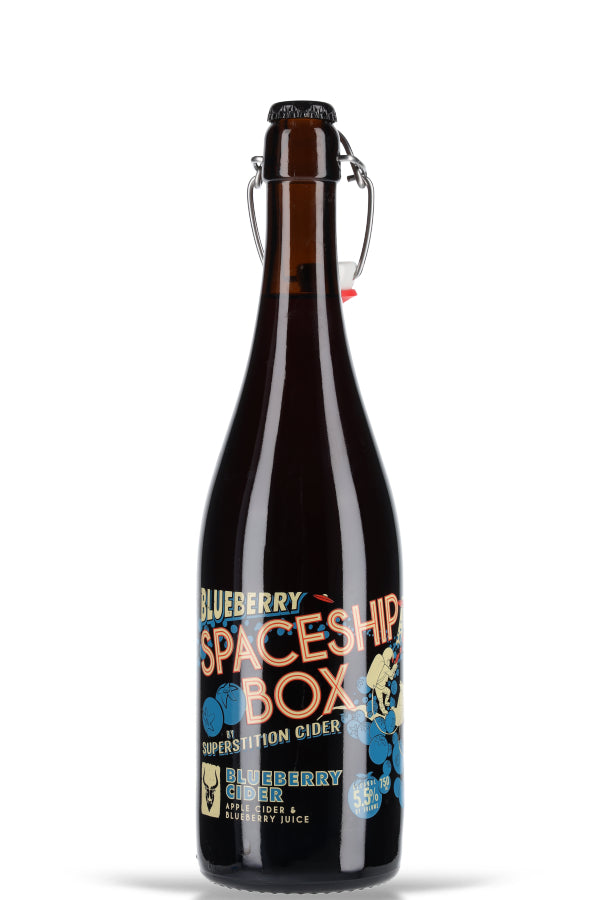 Superstition Meadery Blueberry Spaceship Box Cider 5.5% vol. 0.75l