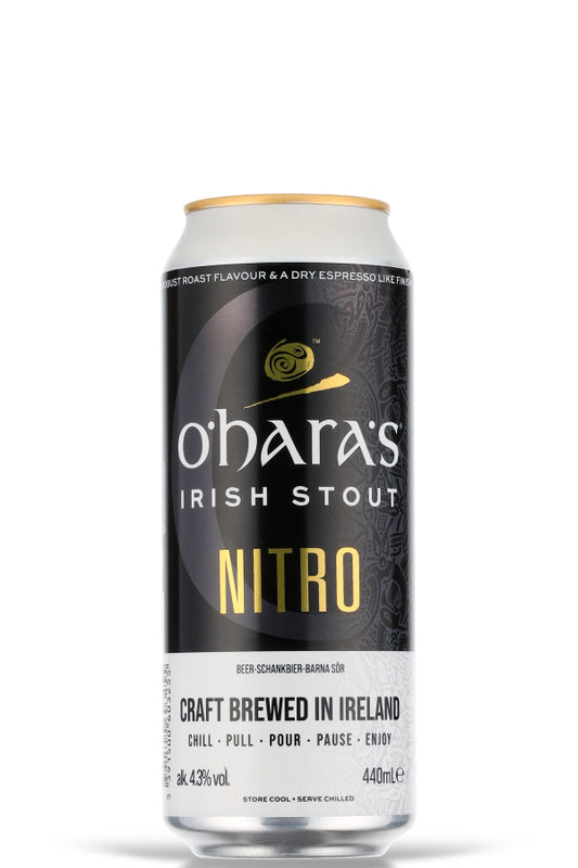 O'Hara's Irish Stout Nitro 4.3% vol. 0.44l