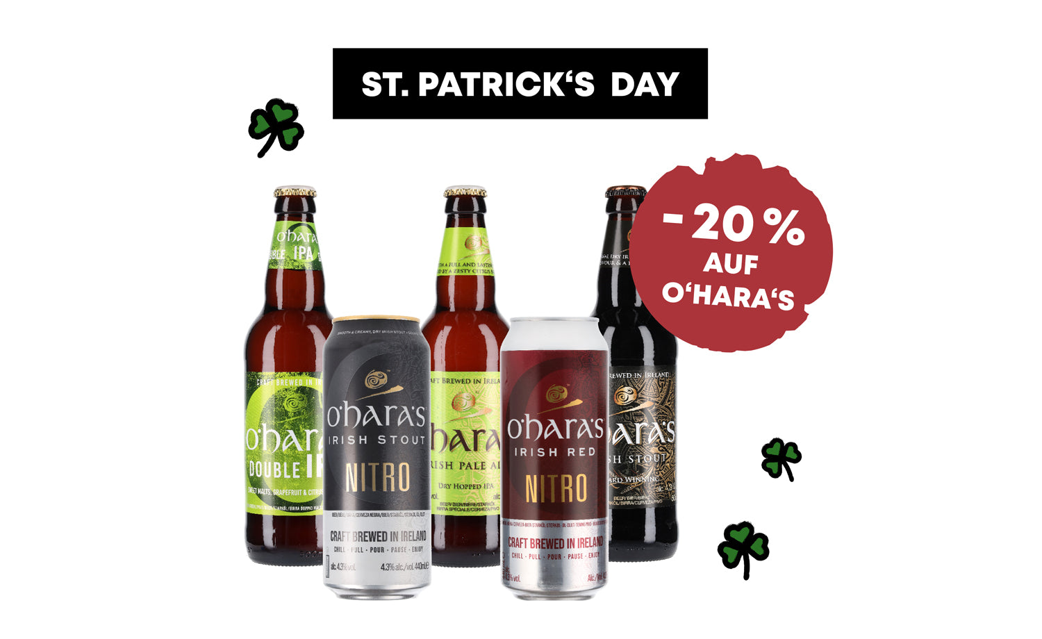 O'Hara's St. Patrick's Day Bier Aktion